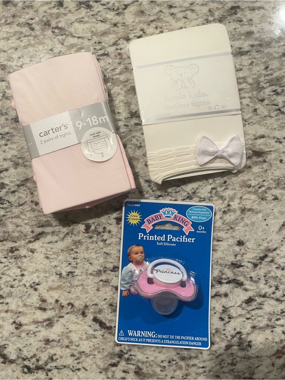 Baby Bundle- Tights and Princess Pacifier